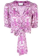 Alexis Sora Knot Top - Purple