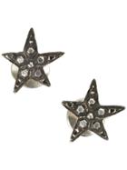 Werkstatt:münchen Embellished Stars Earrings - Metallic