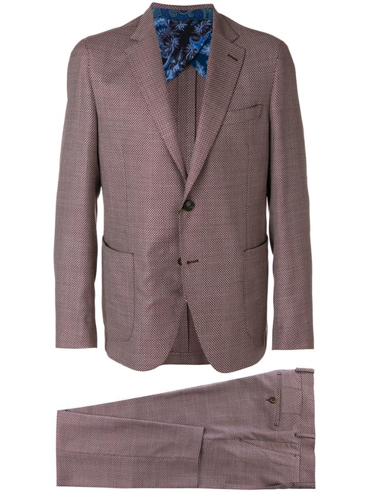 Etro Two Piece Formal Suit - Red