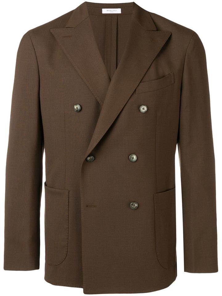 Boglioli Double Buttoned Jacket - Brown