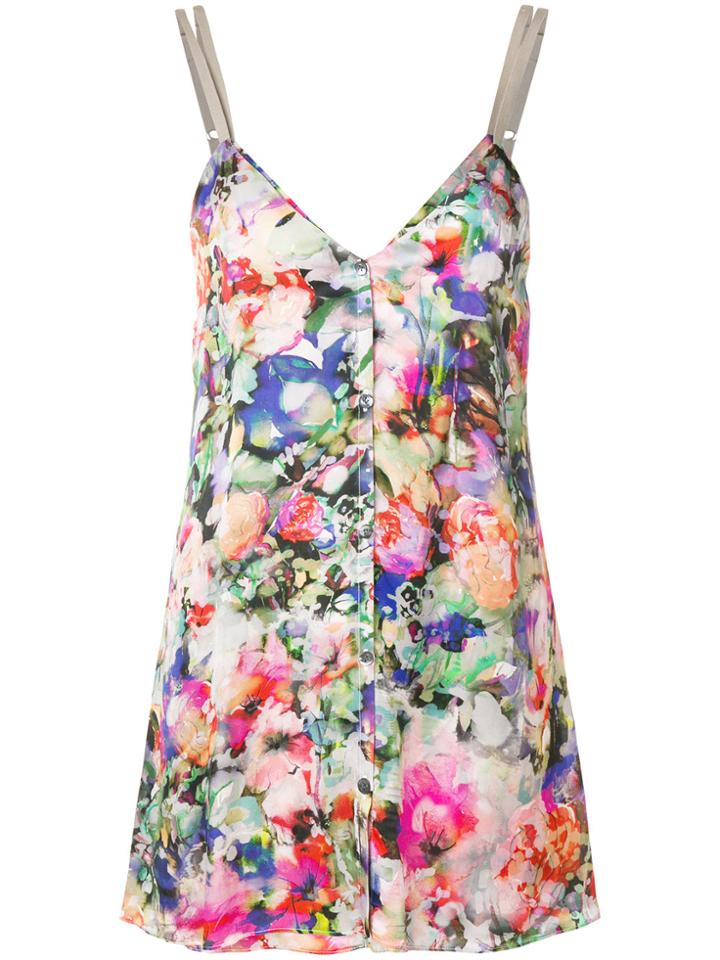 Y / Project Floral Print Slip Dress - Multicolour