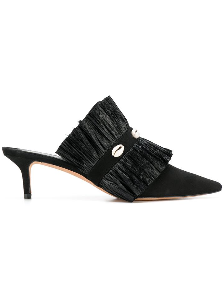 Jean-michel Cazabat Slip-on Pointed Pumps - Black