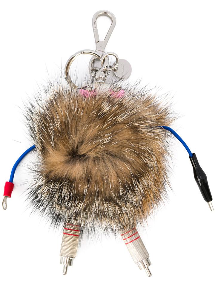 Prada Trick Robot Keyring - Nude & Neutrals