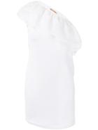 No21 One-shoulder Dress, Women's, Size: 48, White, Cotton