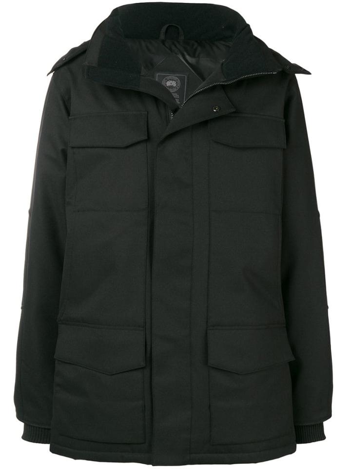 Canada Goose Mid-length Padded Jacket - Black