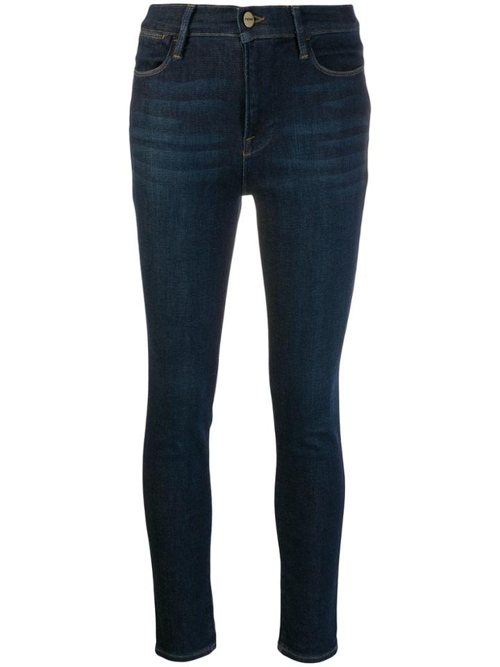 Frame High-waisted Jeans - Blue