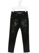 Roberto Cavalli Kids Skinny Jeans, Girl's, Size: 11 Yrs, Black