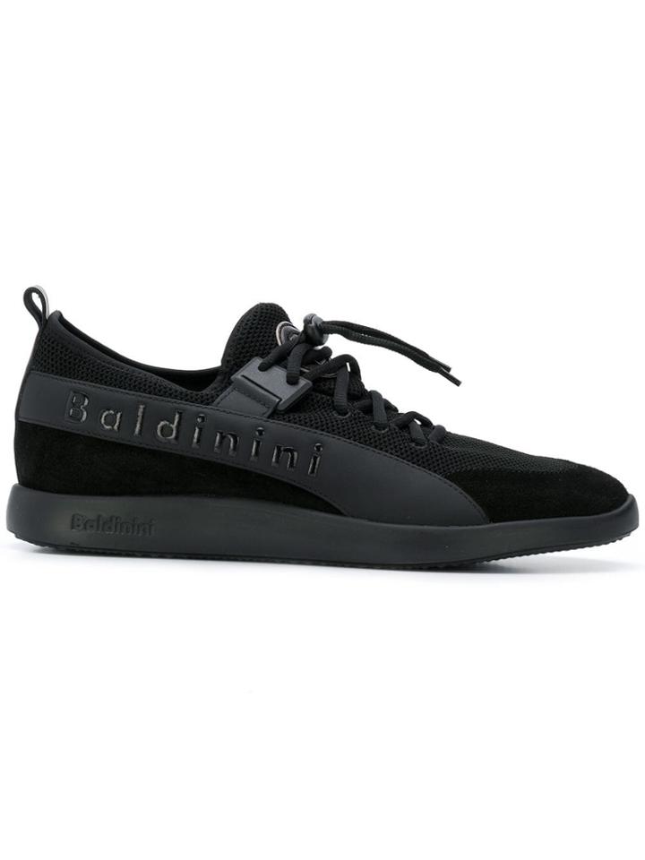 Baldinini Low Top Lace Up Sneakers - Black