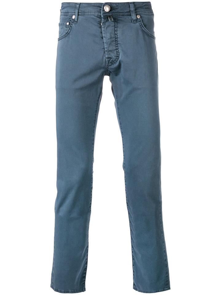 Jacob Cohen - Slim-fit Jeans - Men - Cotton/spandex/elastane - 37, Blue, Cotton/spandex/elastane