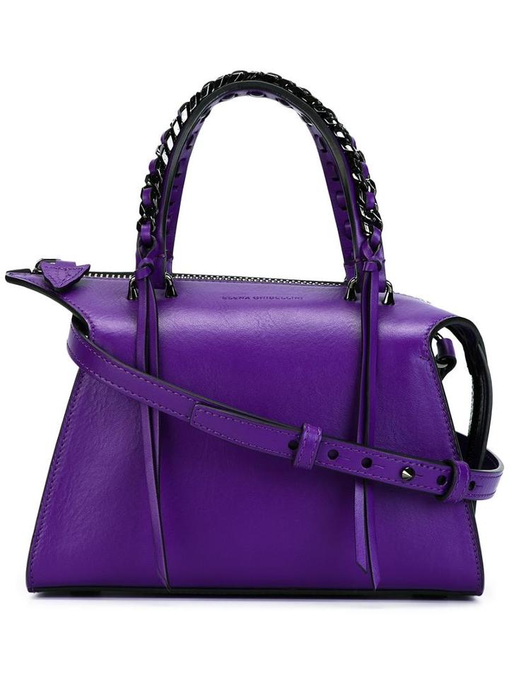 Elena Ghisellini Mini 'gabria' Tote, Women's, Pink/purple