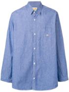 Digawel Plain Button Down Shirt - Blue