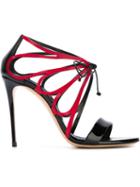 Casadei Evening Sandals, Women's, Size: 40, Red, Leather/patent Leather