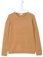 Les Coyotes De Paris Teen Classic Knitted Sweater - Brown