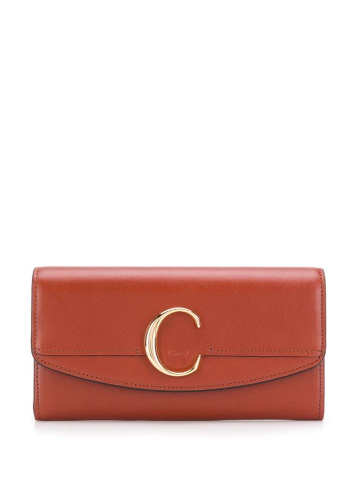 Chloé C Wallet - Brown