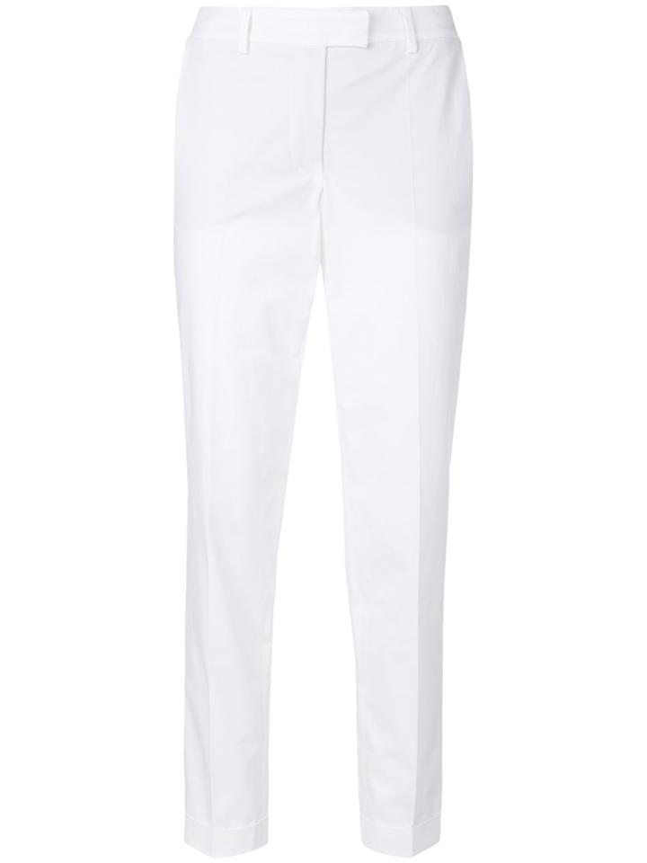 Alberto Biani Straight Leg Trousers - White