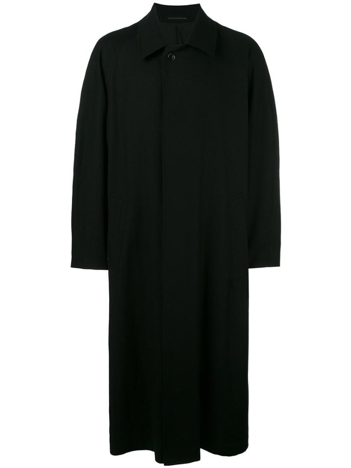 Yohji Yamamoto Vintage Costume De Homme Long Coat - Black