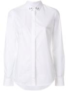 Maison Labiche Embroidered Collar Shirt - White