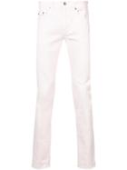 Saint Laurent Low Rise Skinny Jeans - Pink & Purple