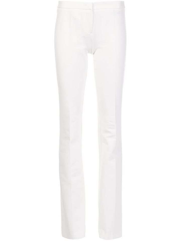 Derek Lam Flared Trousers, Women's, Size: 38, White, Viscose