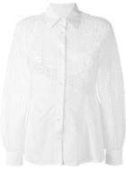 Sonia Rykiel Cut-out Crochet Shirt