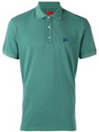 Isaia - Embroidered Polo Shirt - Men - Cotton - Xl, Blue, Cotton