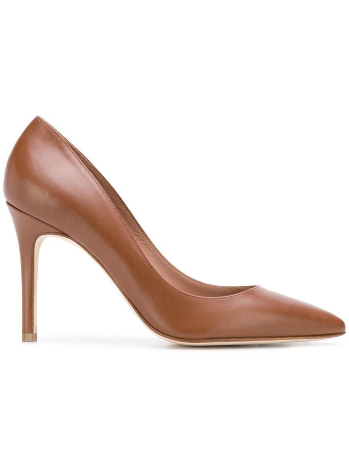 Antonio Barbato Pointed Toe Pumps - Brown