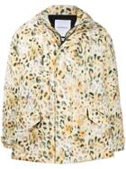 Napa By Martine Rose Fantasy Spray Pattern Padded Jacket - Yellow