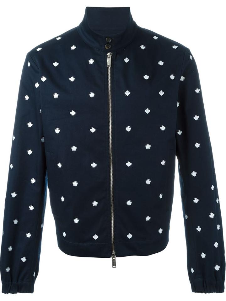 Dsquared2 Maple Leaf Embroidered Harrington