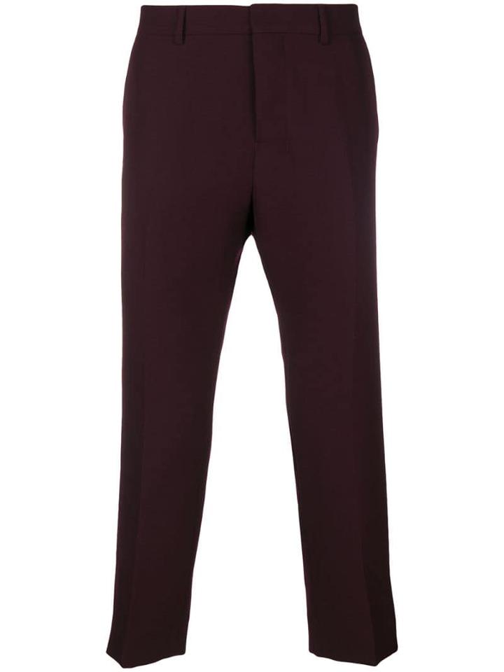 Ami Paris Cropped Trousers - Pink