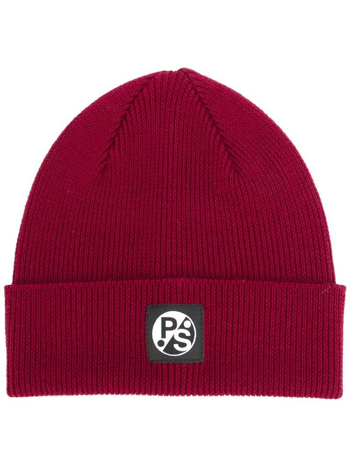 Ps By Paul Smith Ribbed Beanie, Men's, Merino