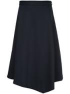 A.f.vandevorst Asymmetric Lace Hem Mini Skirt - Black