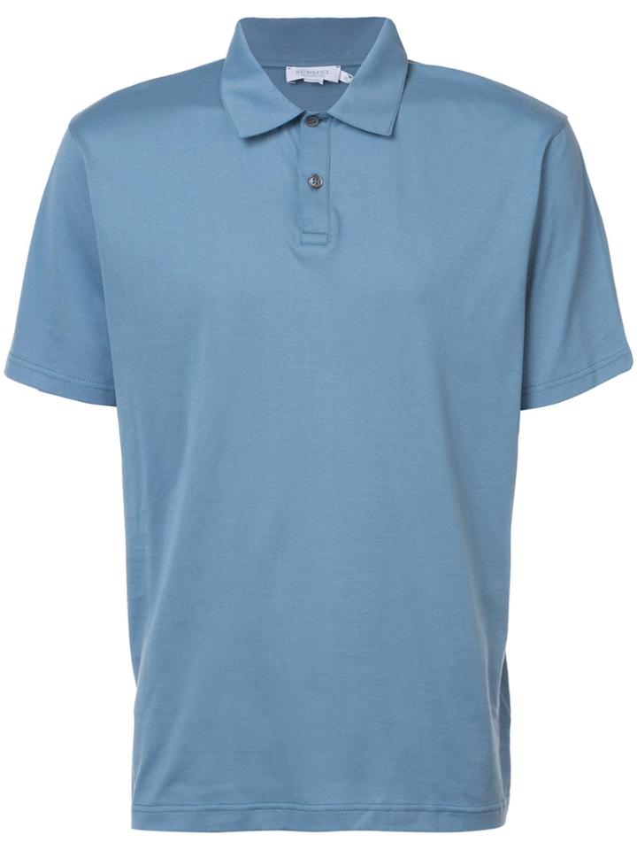 Sunspel Polo Shirt - Blue