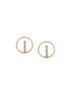 Charlotte Chesnais 18kt Yellow And White Gold Saturn Xs Diamond