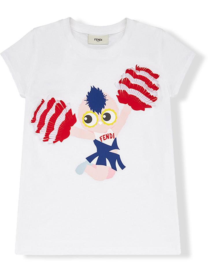 Fendi Kids Piro-chen T-shirt - White