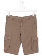 Nupkeet Teen Cargo Pocket Shorts - Brown