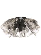 Co Patterned Capelet - Black