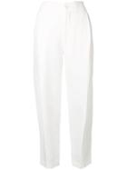 Barena Classic High-waisted Trousers - White