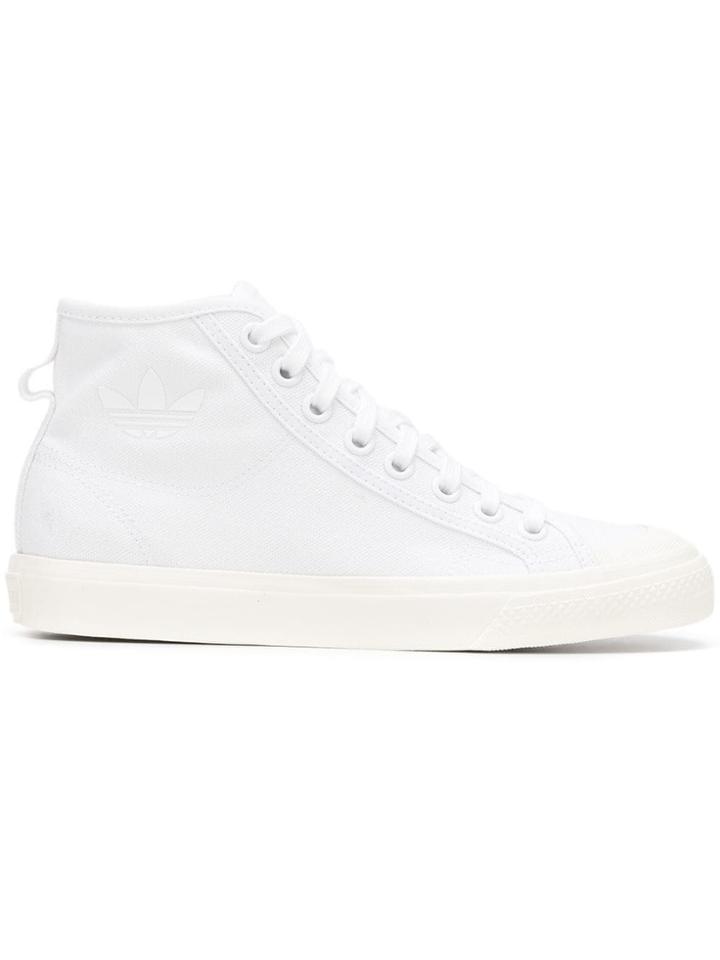 Adidas Nizza High Top Sneakers - White