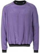 Haider Ackermann Contrast Sweatshirt - Pink & Purple