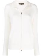 Loro Piana Zipped Cardigan - White