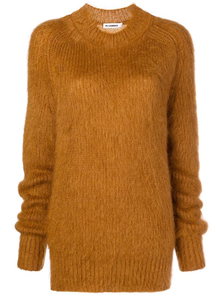 Jil Sander Textured Knit Sweater - Blue