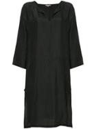 Caramel Oversized Kaftan Dress - Black