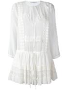 Givenchy Broderie Anglaise Dress, Women's, Size: 40, White, Cotton/silk