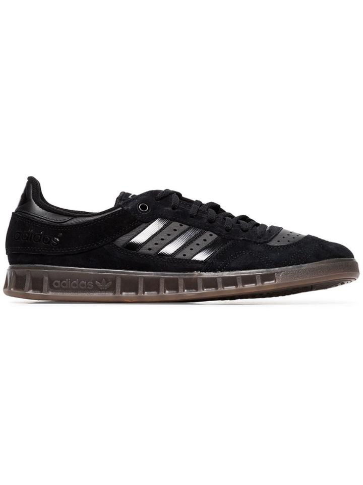 Adidas Handball Top Suede And Leather Sneakers - Black