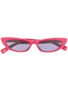 Marc Jacobs Eyewear Cat-eye Shaped Sunglasses - Red
