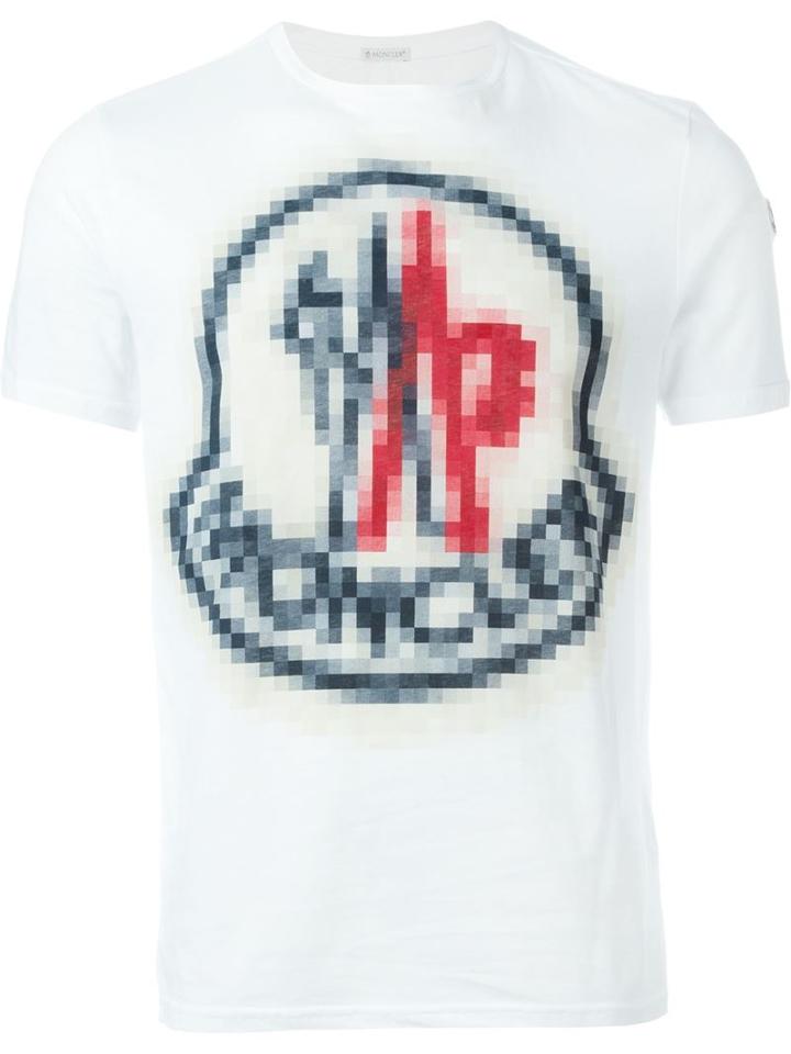 Moncler Pixelated Logo T-shirt