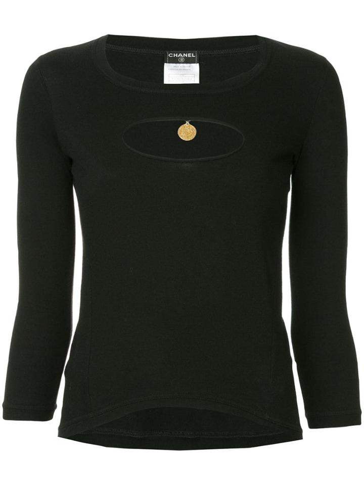 Chanel Vintage Long Sleeve Tops - Black