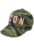 Dsquared2 Camouflage Cap - Green