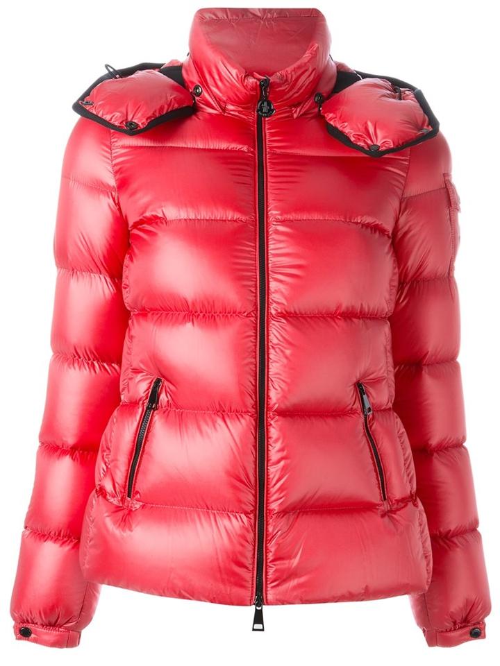 Moncler 'berre' Padded Jacket, Women's, Size: 3, Pink/purple, Feather Down/polyamide