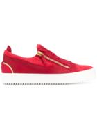 Giuseppe Zanotti Design Frankie Low Top Sneakers - Red